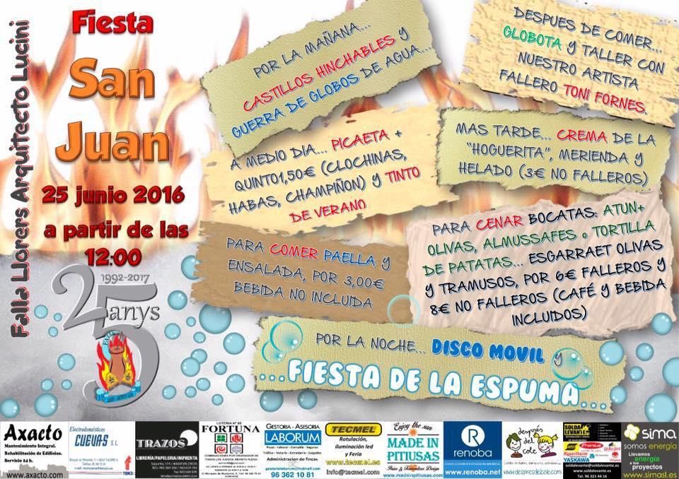 Carteles de Verbenas de San Juan del día 25