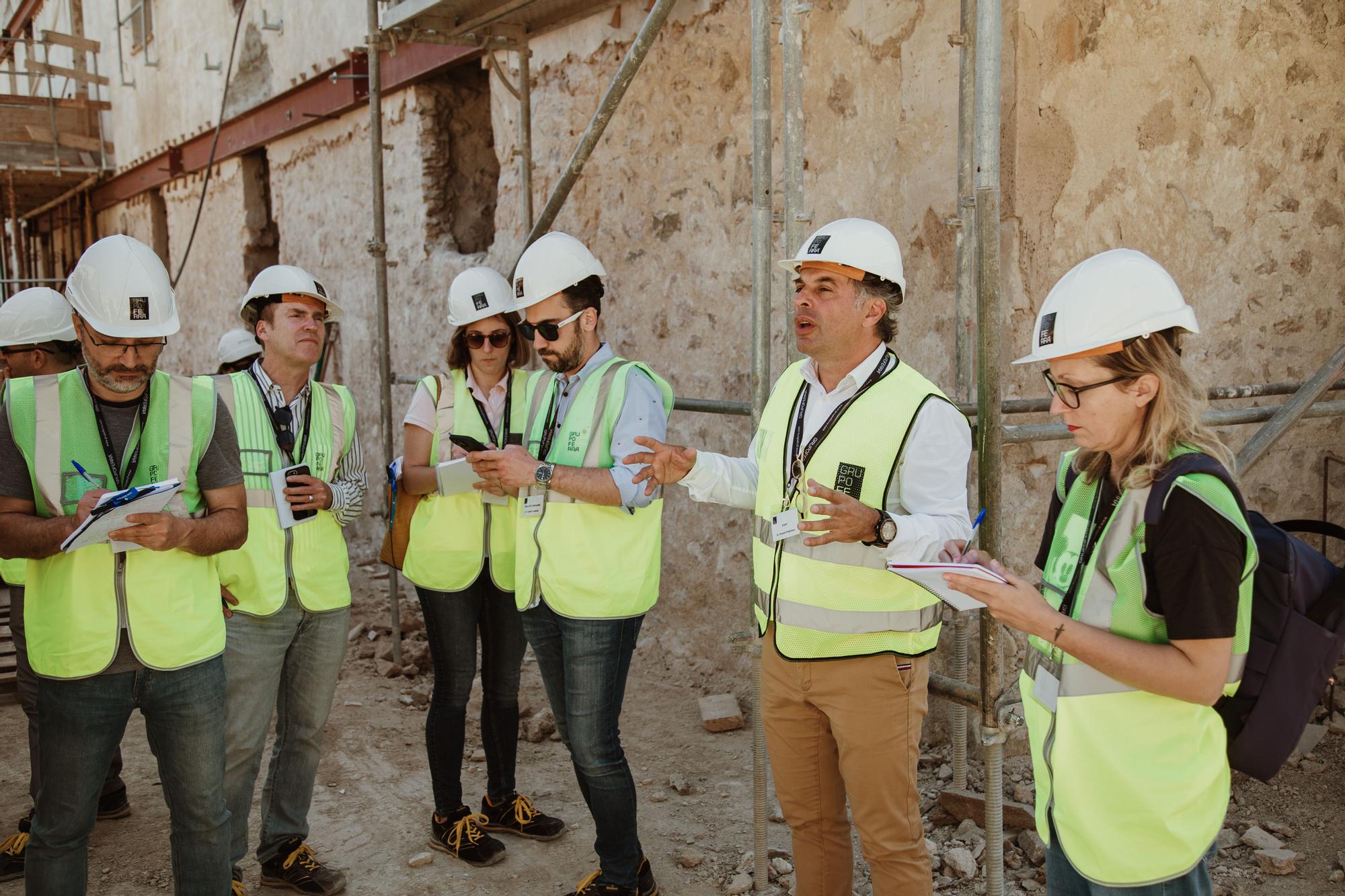 Visita a las obras de Son Bunyola