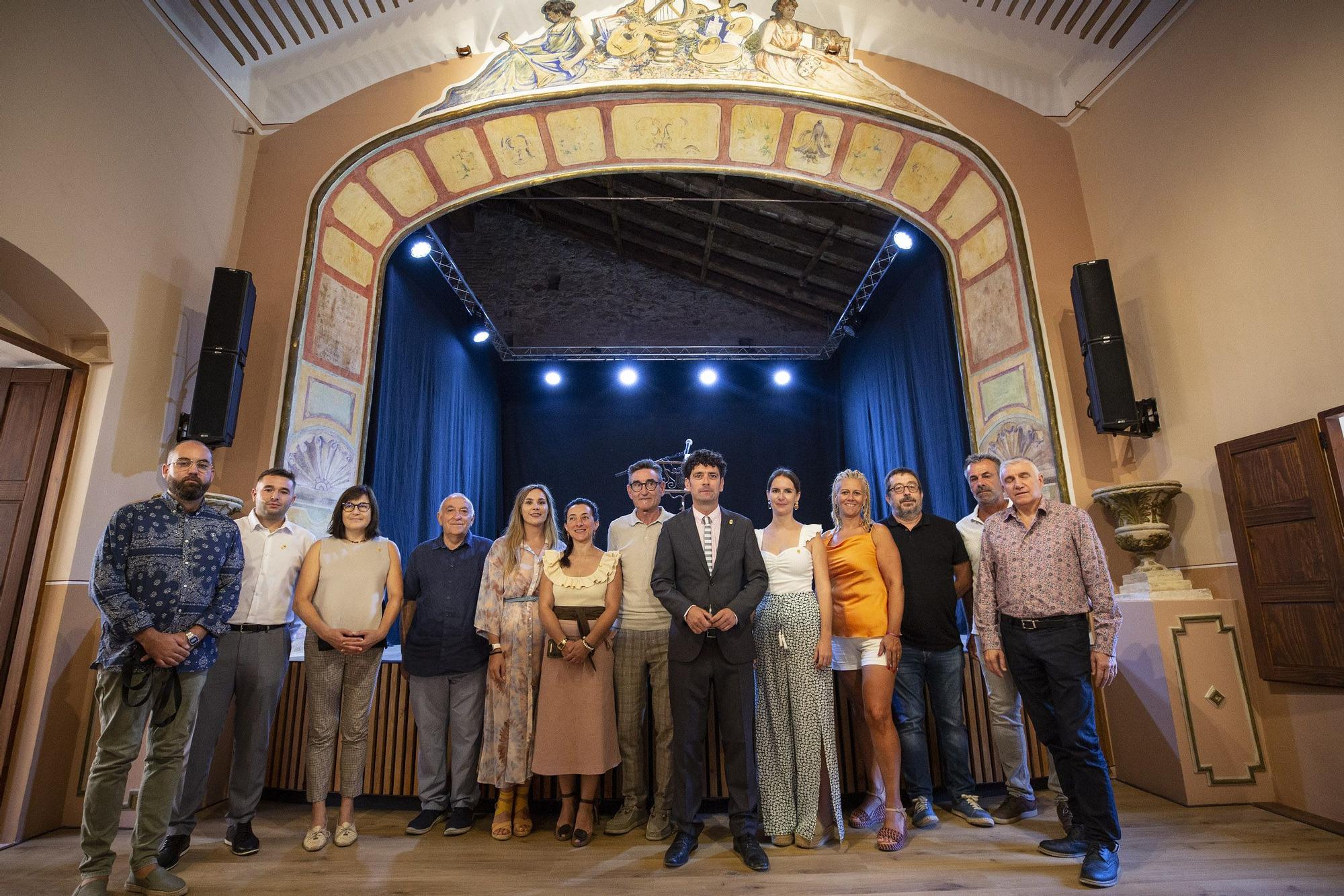 Así ha sido la inauguración del teatro modernista del Palau-Castell de Betxí