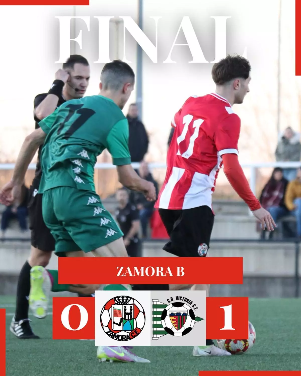 El Zamora B tropieza con un rival de la zona baja, el Victoria