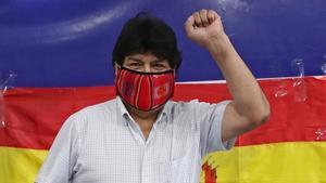 El expresidente de Bolivia, Evo Morales, el pasado 18 de octubre en Buenos Aires.