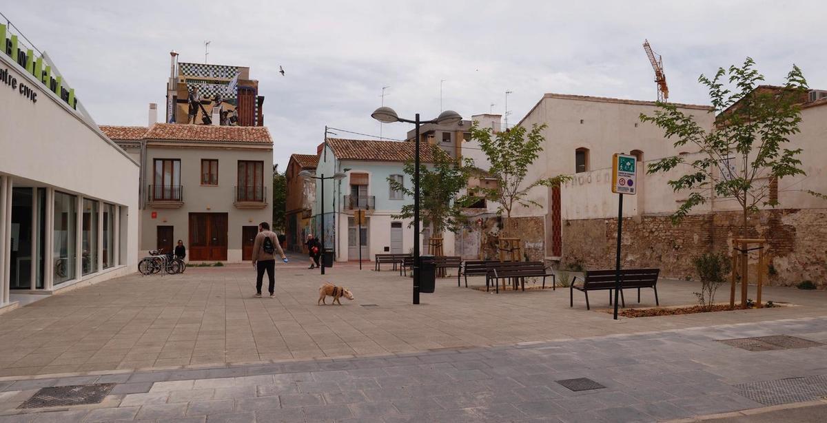 Espacio urbano propuesto para rotular la plaza