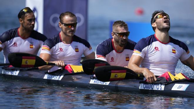 Carlos Arévalo, Marcus Cooper, Saul Craviotto y Rodrigo Germade ganaron el bronce en K4 500.