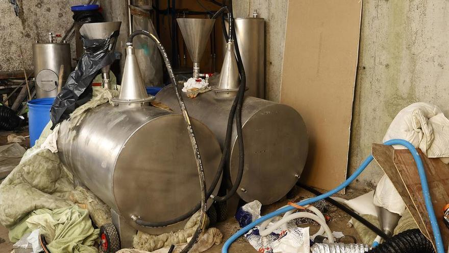 Un laboratorio internacional de cocaína en medio de Cotobade.