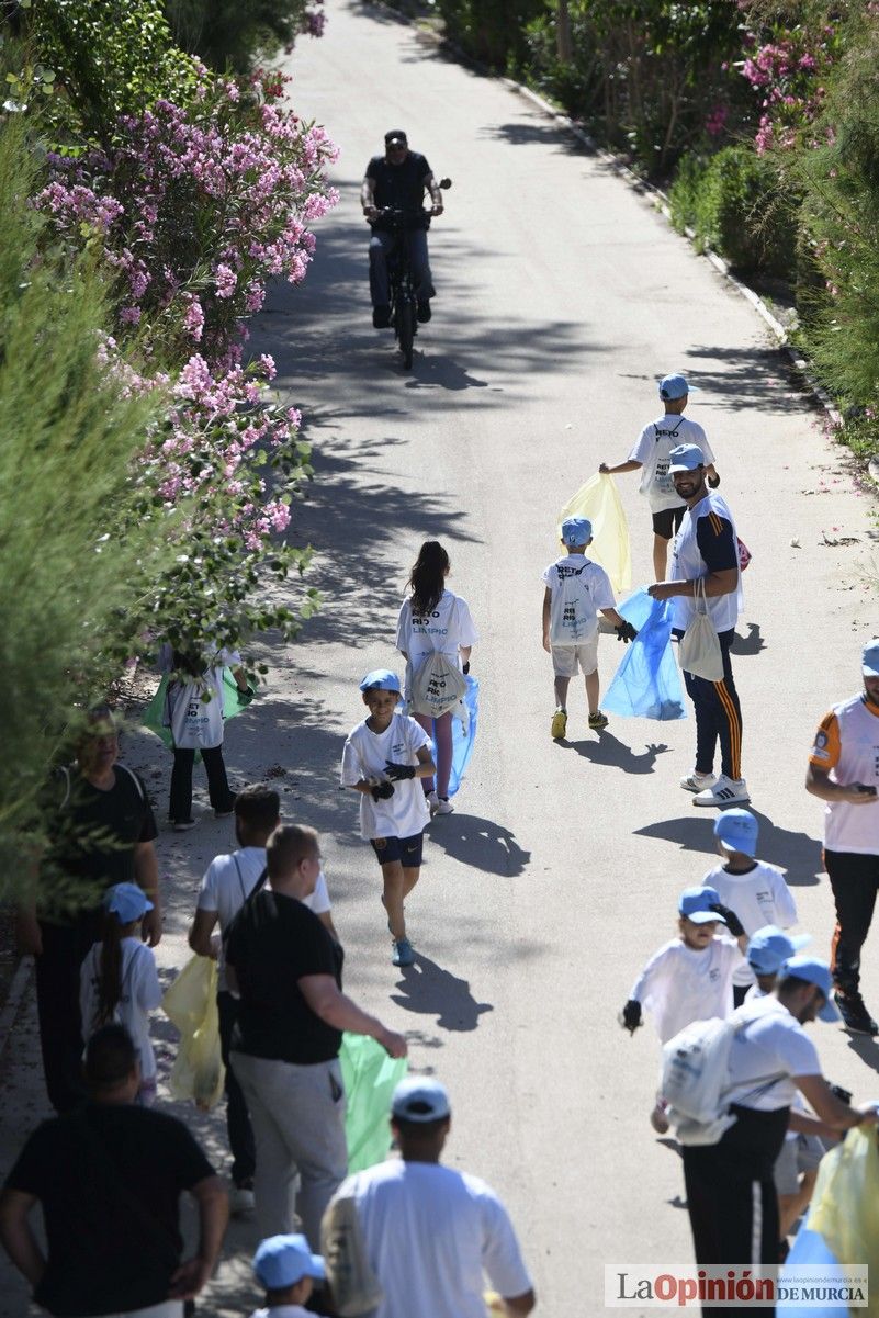 Todas las imágenes del reto de limpieza del río Segura en Murcia
