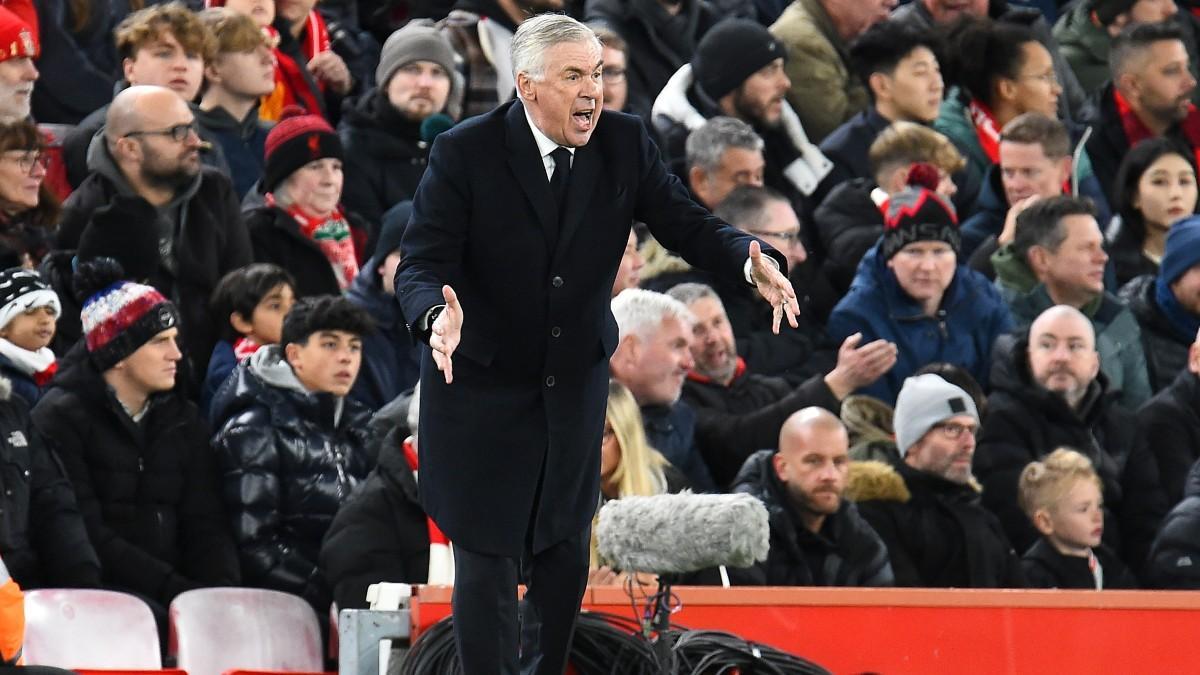 Carlo Ancelotti en el Liverpool - Real Madrid