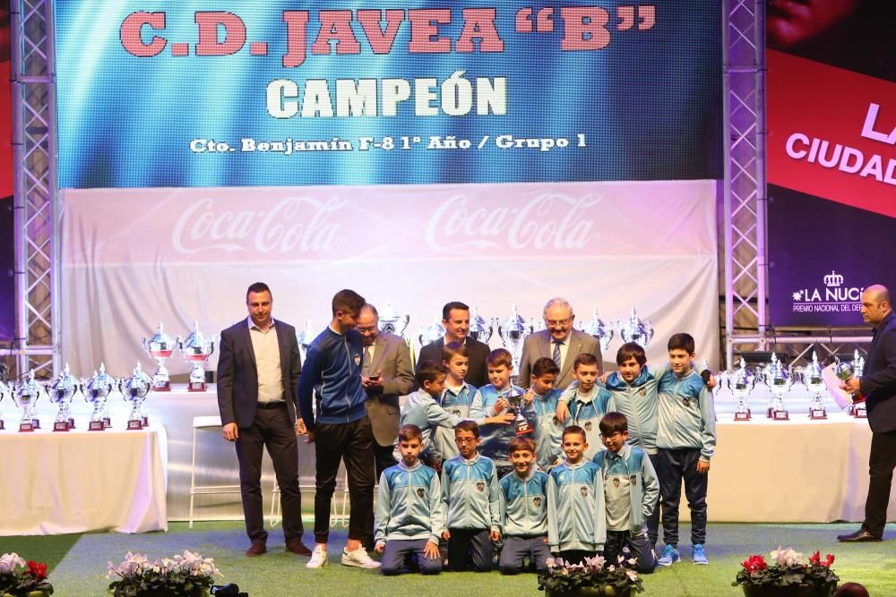 170 equipos premiados en la Gala del Fútbol Base Provincial en La Nucía