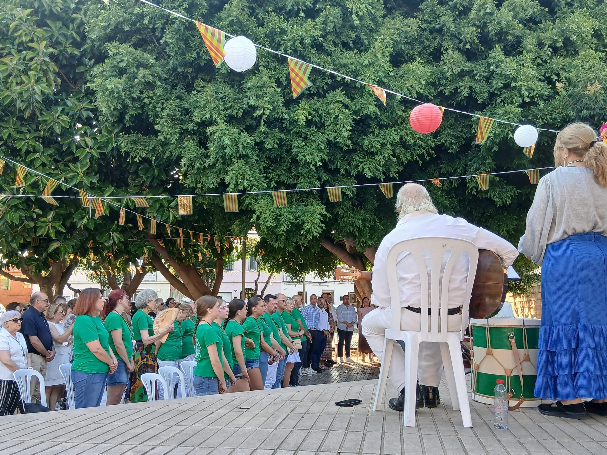Misa y procesión en las fiestas del barrio El Progreso en Vila-real
