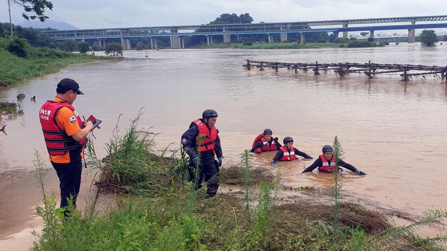 Las intensas precipitaciones en Corea del Sur dejan ya dos muertos