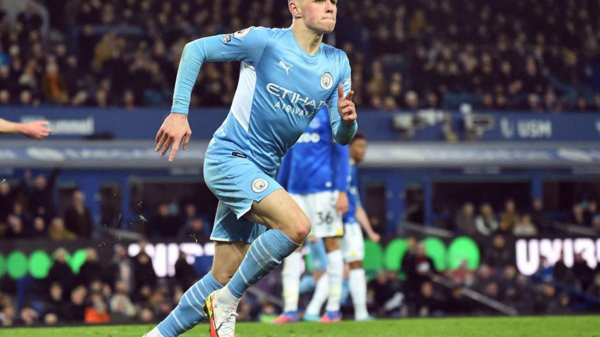 Phil Foden rescata el Manchester City | REUTERS/PETER POWELL