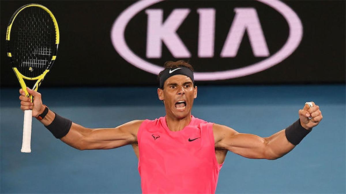 Nadal gana a Kyrgios en cuatro sets