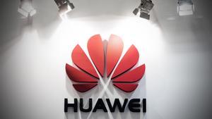 Una imagen del logo de Huawei.