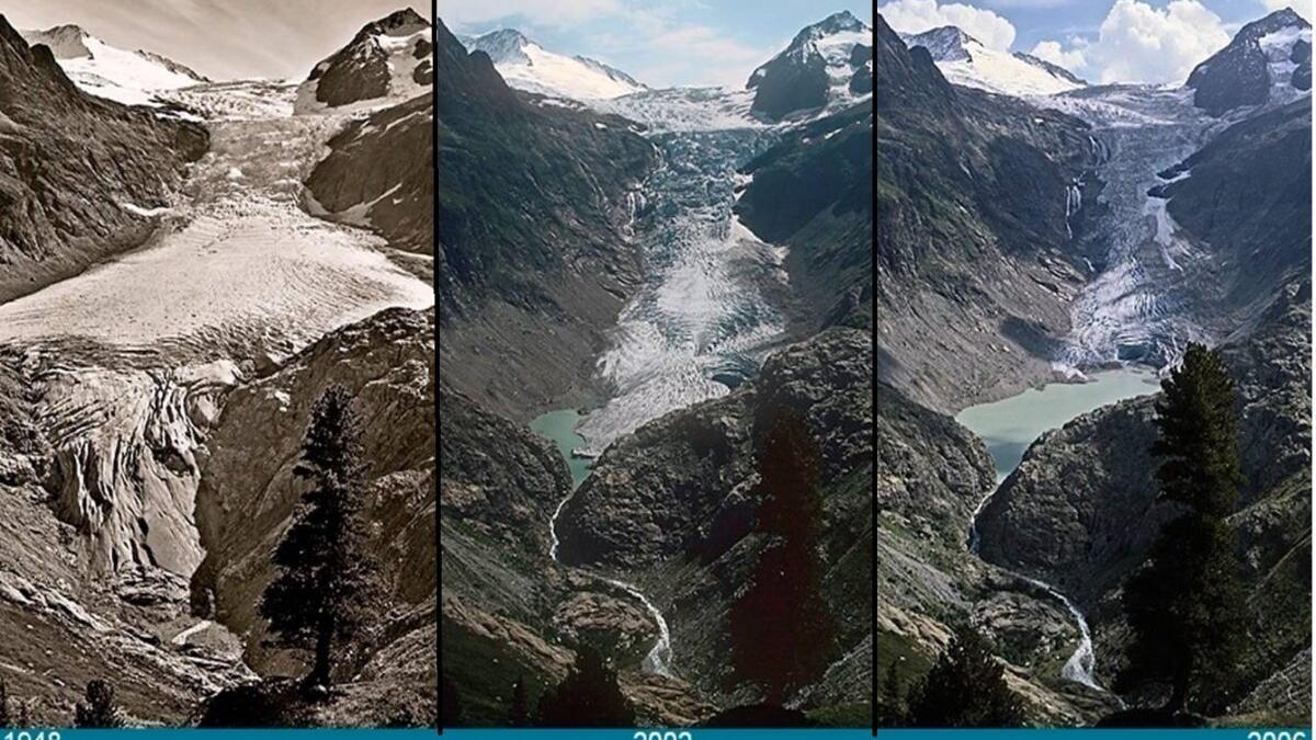 Los glaciares mueren por el calentamiento global