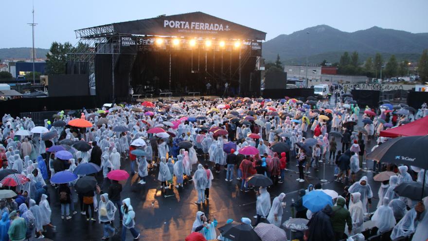 El Festival de la Porta Ferrada suspèn l&#039;últim concert d&#039;aquesta 61a edició per la pluja