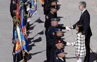 Celebración del bicentenario de la Policía Nacional en el Palacio Real
