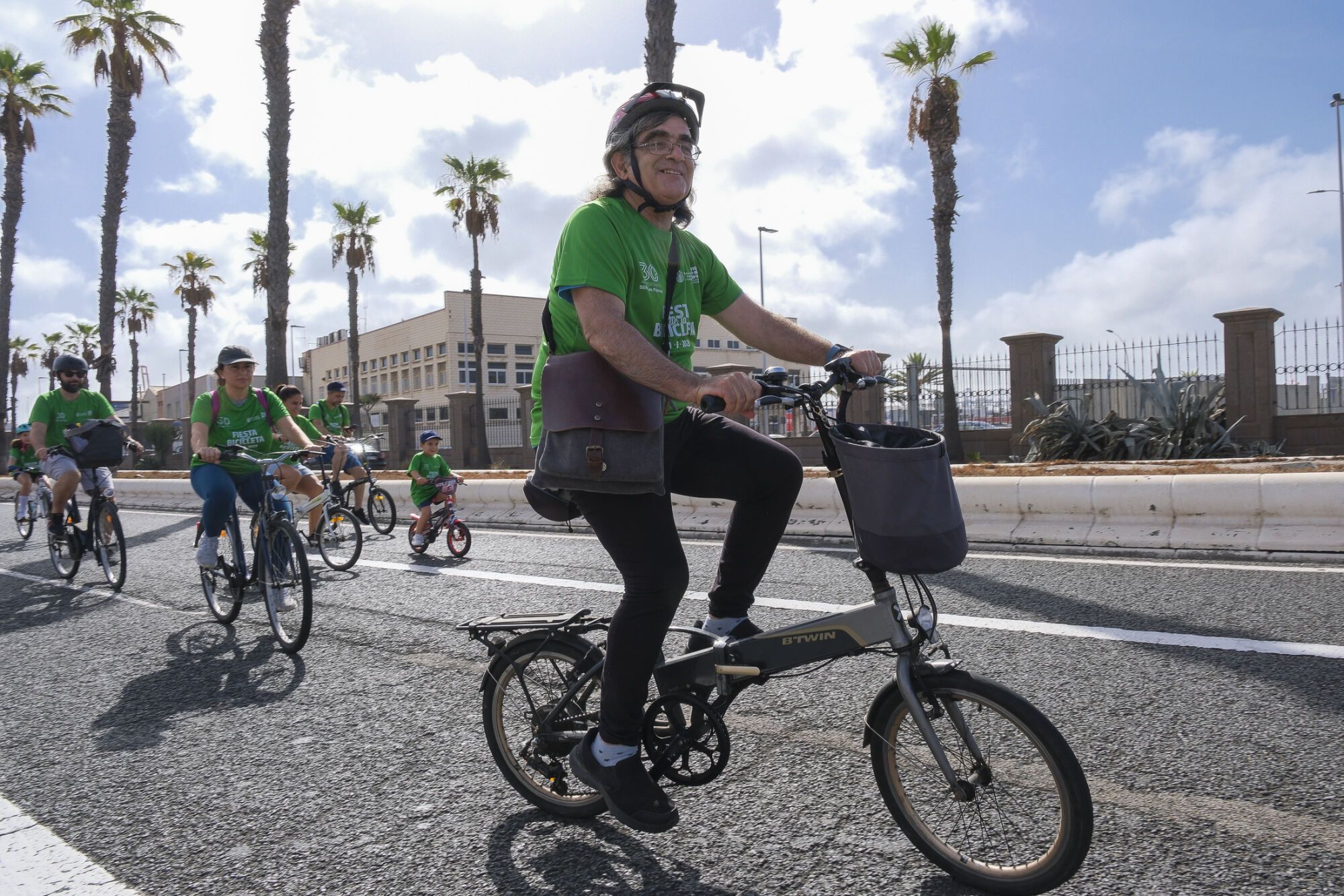 Fiesta de la bici en Las Palmas de Gran Canaria