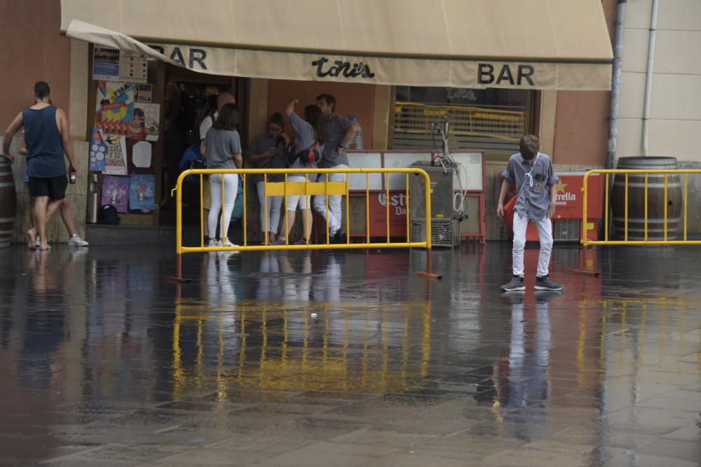 La tronada, ajornada per la pluja