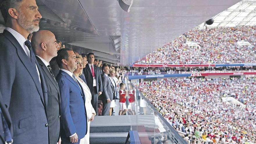 Felipe VI fue feliz por primera vez en su reinado, media hora.