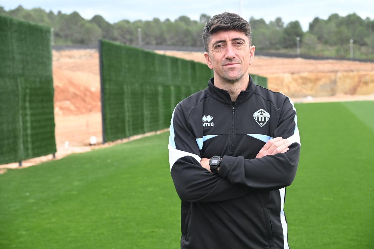 Pablo Hernández, en la ciudad deportiva del CD Castellón.