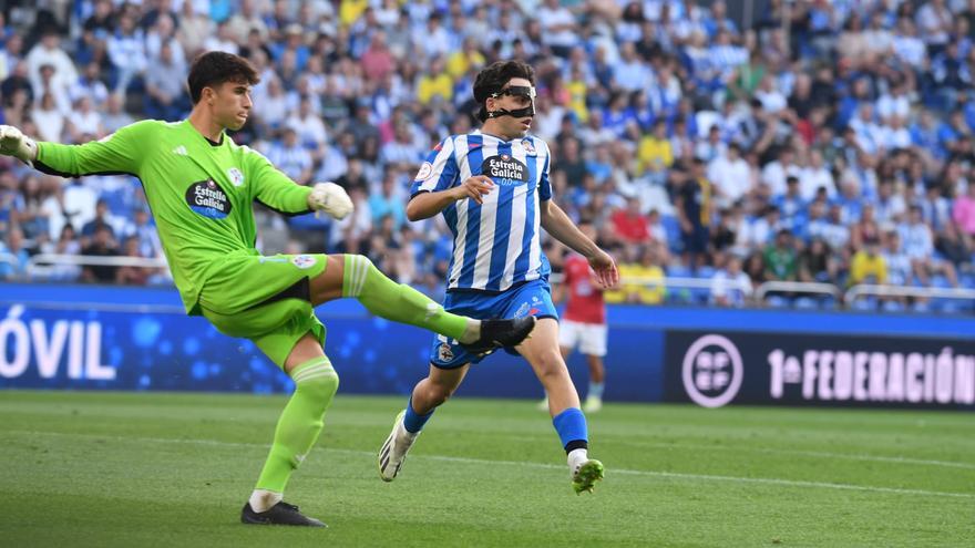 David Mella en el Dépor - Celta B