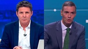 Jesús Cintora / Pedro Sánchez