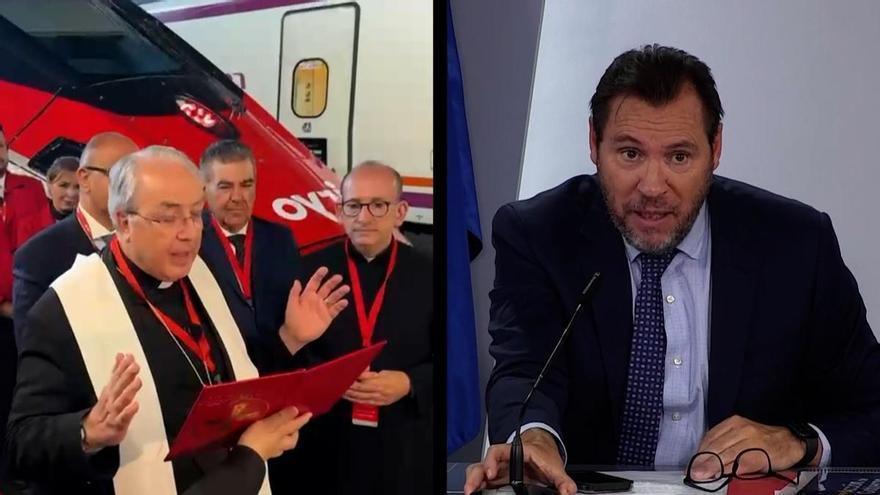 Los obispos bendicen el tren antes de viajar a Bar