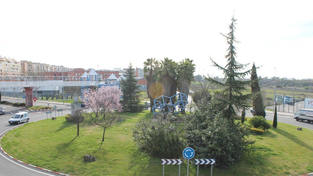 Glorieta Donantes de Sangre, en Cáceres.