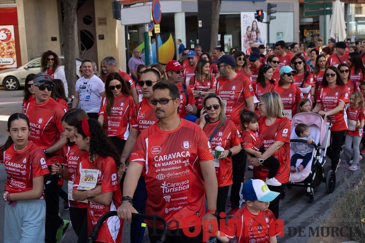 Marcha de la ONG Delwende en Caravaca