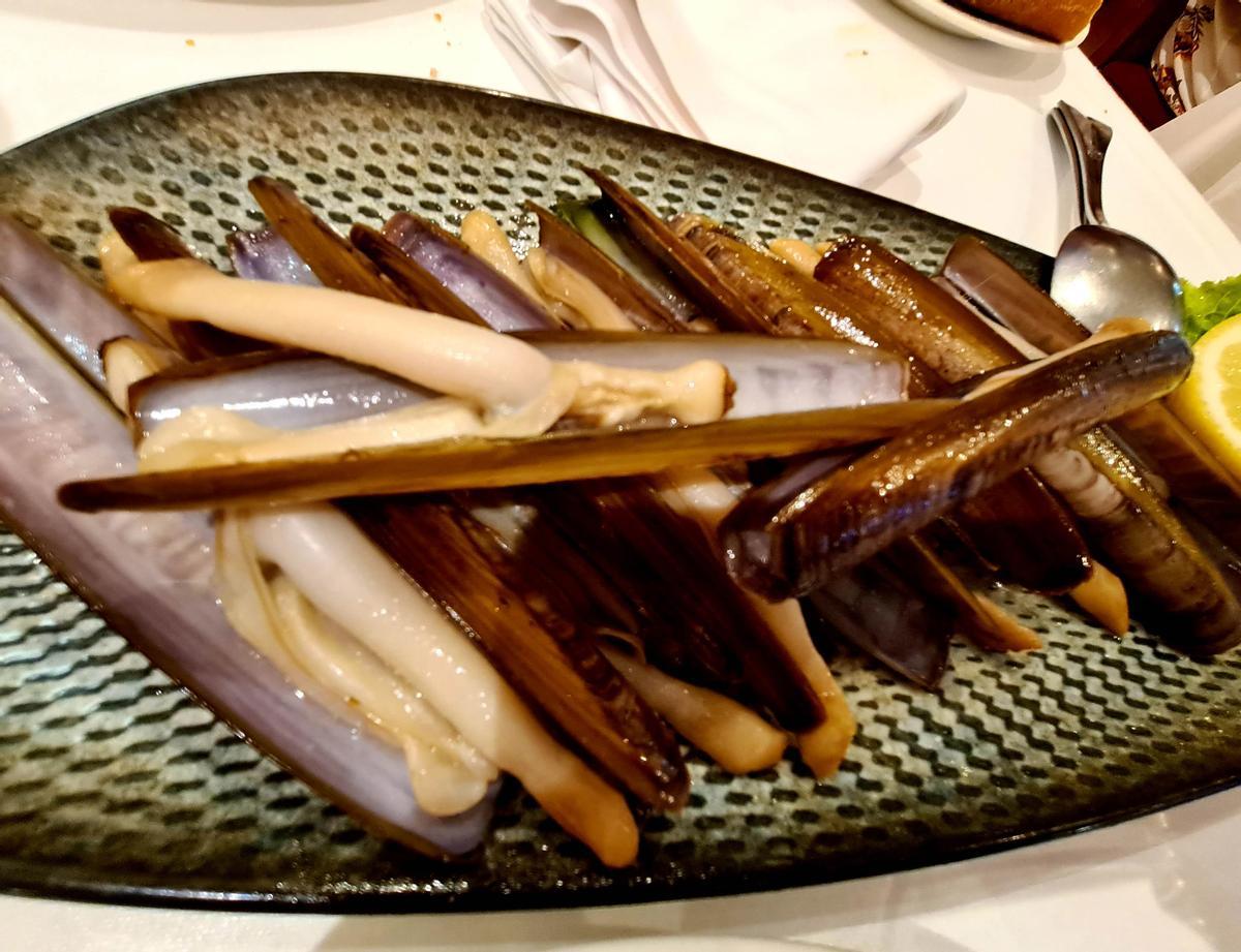 Navajas a la plancha.