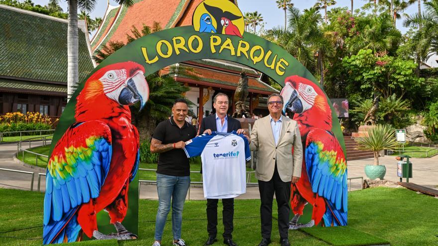 El CD Tenerife y el Loro Parque firman un nuevo acuerdo de patrocinio