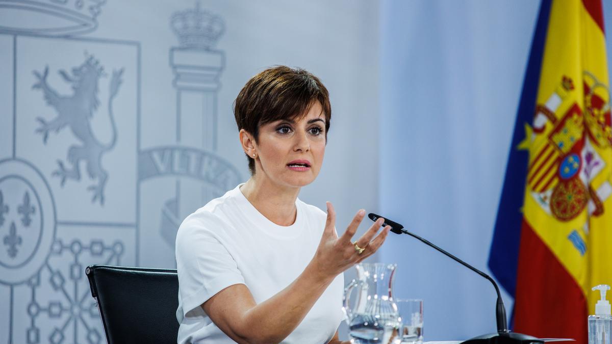 La ministra de Política Territorial i portaveu del Govern d&#039;Espanya, Isabel Rodríguez