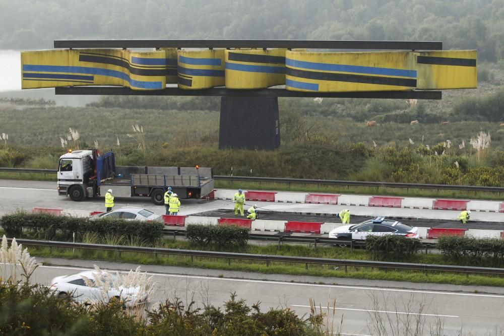 Obras en la autopista "Y"