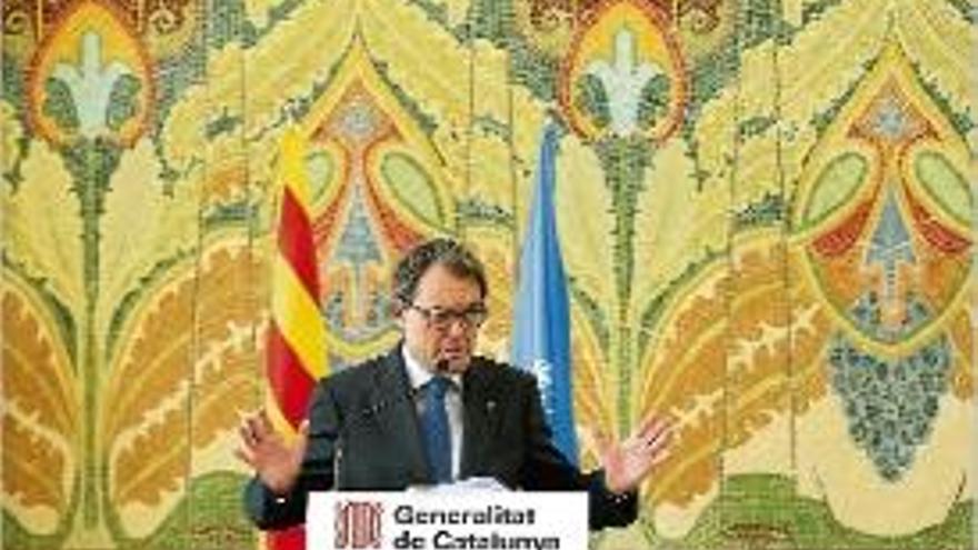 Artur Mas va voler commemorar els 70 anys de Nacions Unides.