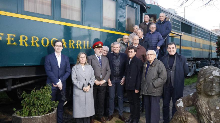 Homenaxe aos traballadores do ferrocarril no 150 aniversario da chegada do tren a Galicia