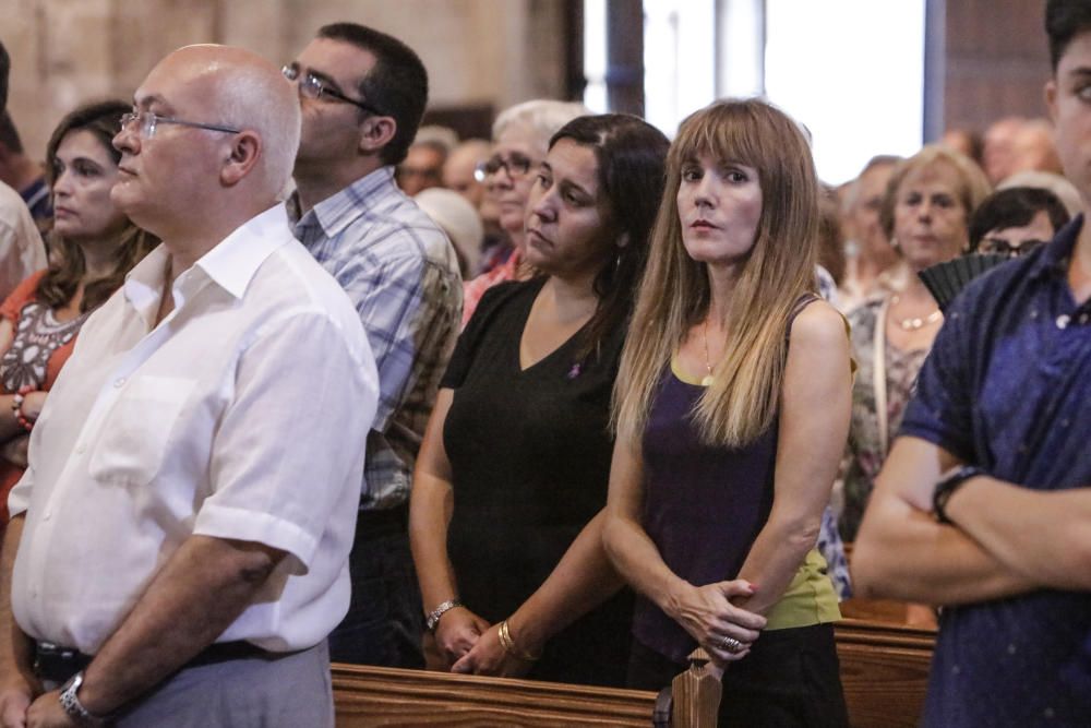 Salinas se despide de Mallorca con una misa en la catedral