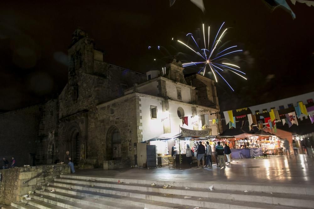 Fuegos de San Agustín en Avilés