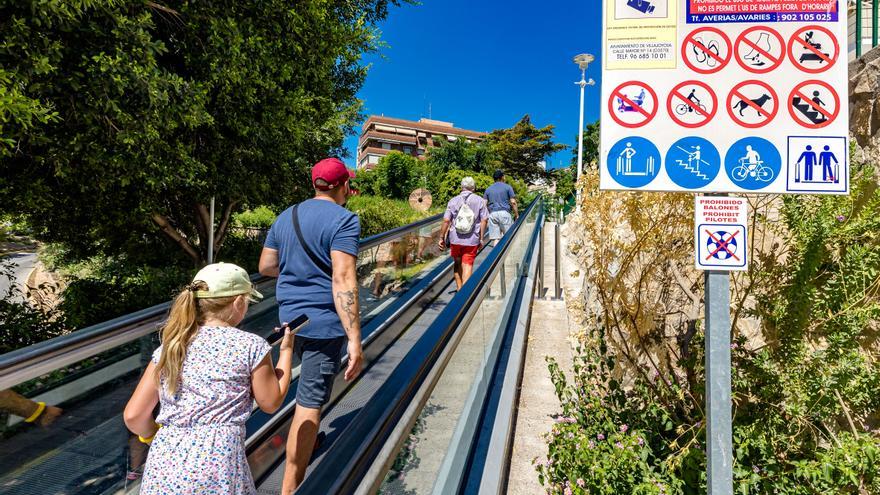 El vandalismo se ensaña de nuevo con las escaleras mecánicas del parque Censal de La Vila