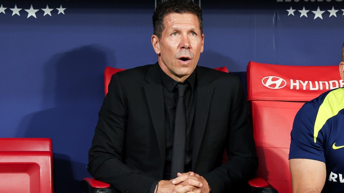 SImeone, en el banquillo del Metropolitano