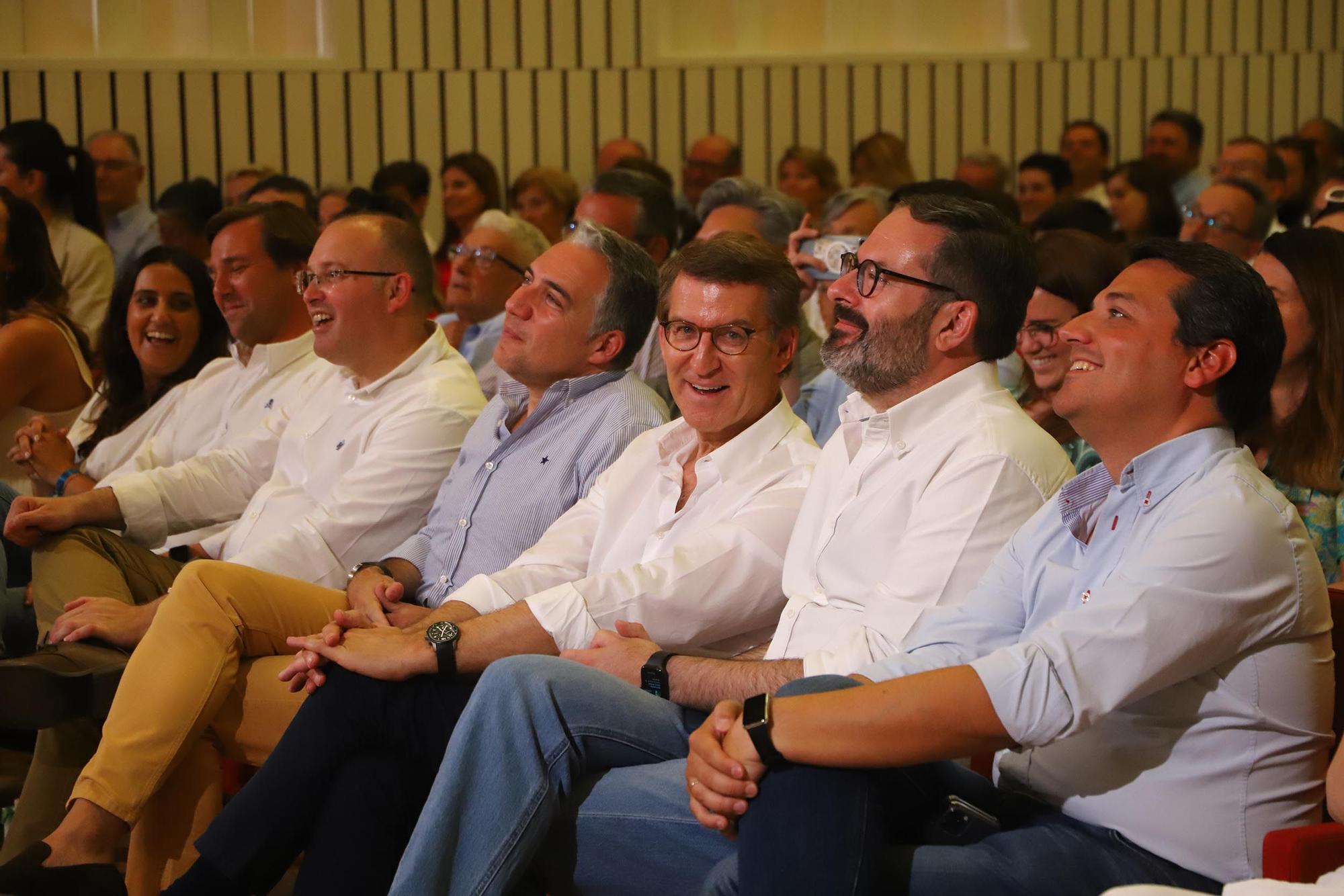 El presidente del Partido Popular, Núñez Feijóo, participa en Córdoba en un acto electoral del PP cordobés