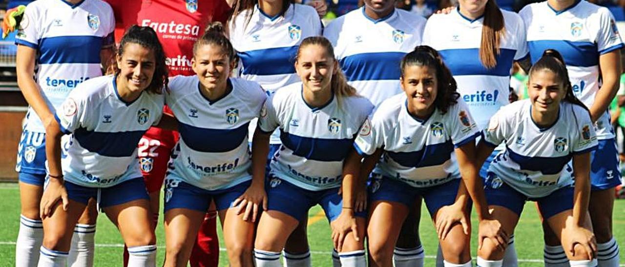 La formación que presentó la UDG Tenerife B ante el Cacereño.