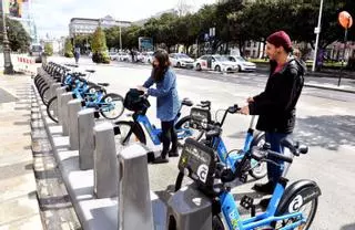 BiciCoruña alcanzó el jueves los 3.343 usos, su récord en un solo día