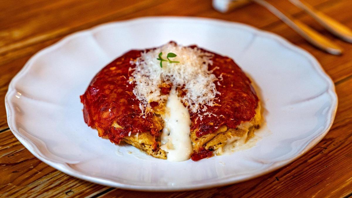 La tortilla de patatas de L'Indret, en Terrassa.