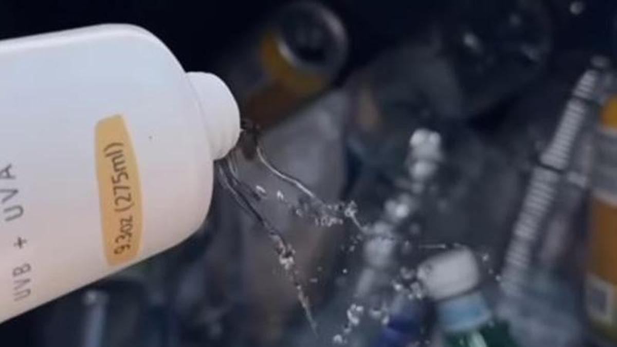 Intentan colar alcohol en crema solar