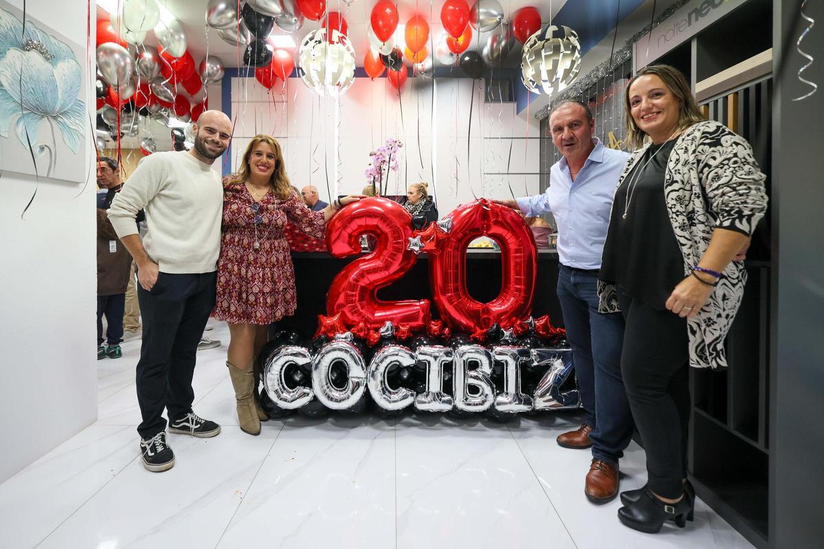 El equipo de Diseños Cocibiza durante la celebración.