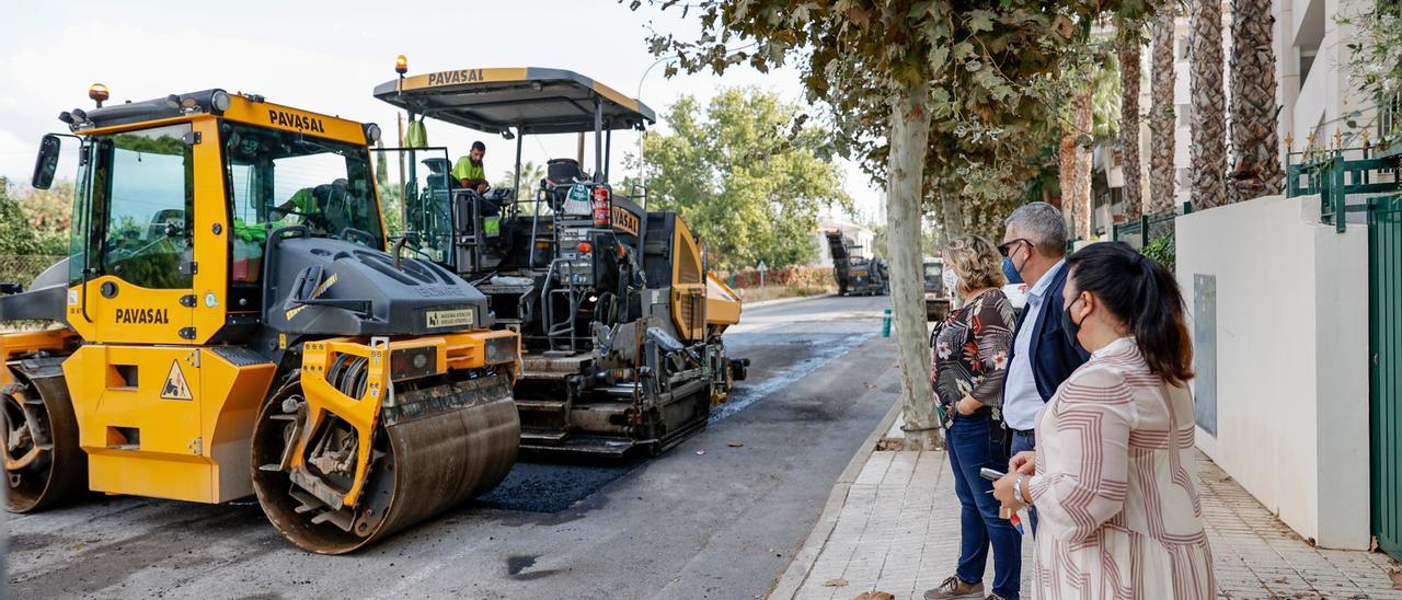 El firme de la calzada estaba ya muy deteriorado.