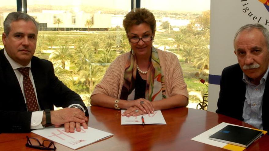 Javier Prieto, María Teresa Pérez y Miguel Ors.