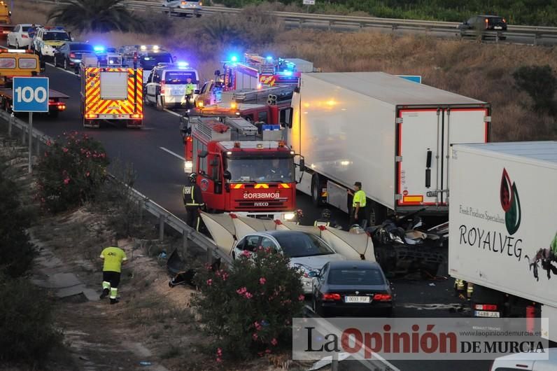 Grave accidente en Sangonera la Seca