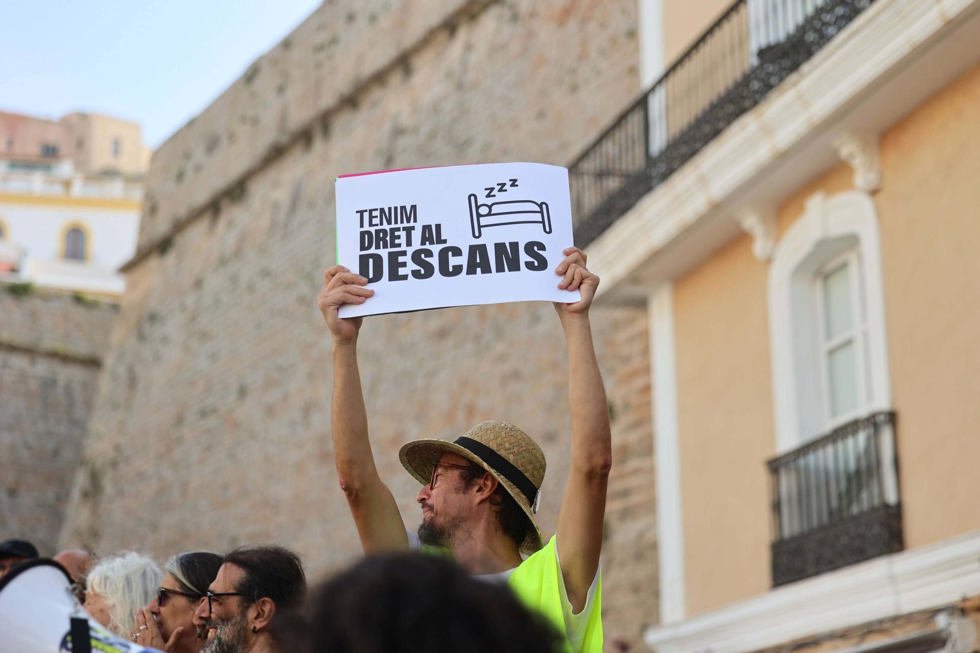 Manifestación contra la masificación turística en Ibiza