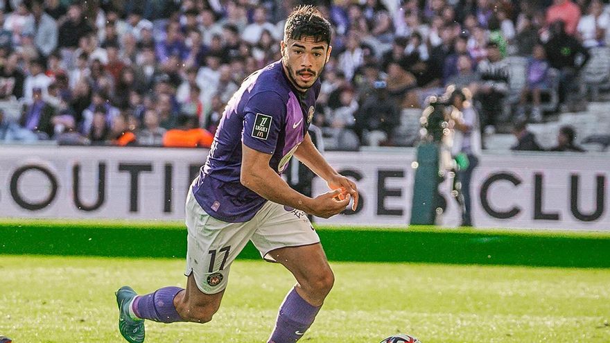 Gabriel Suazo con el Toulouse FC