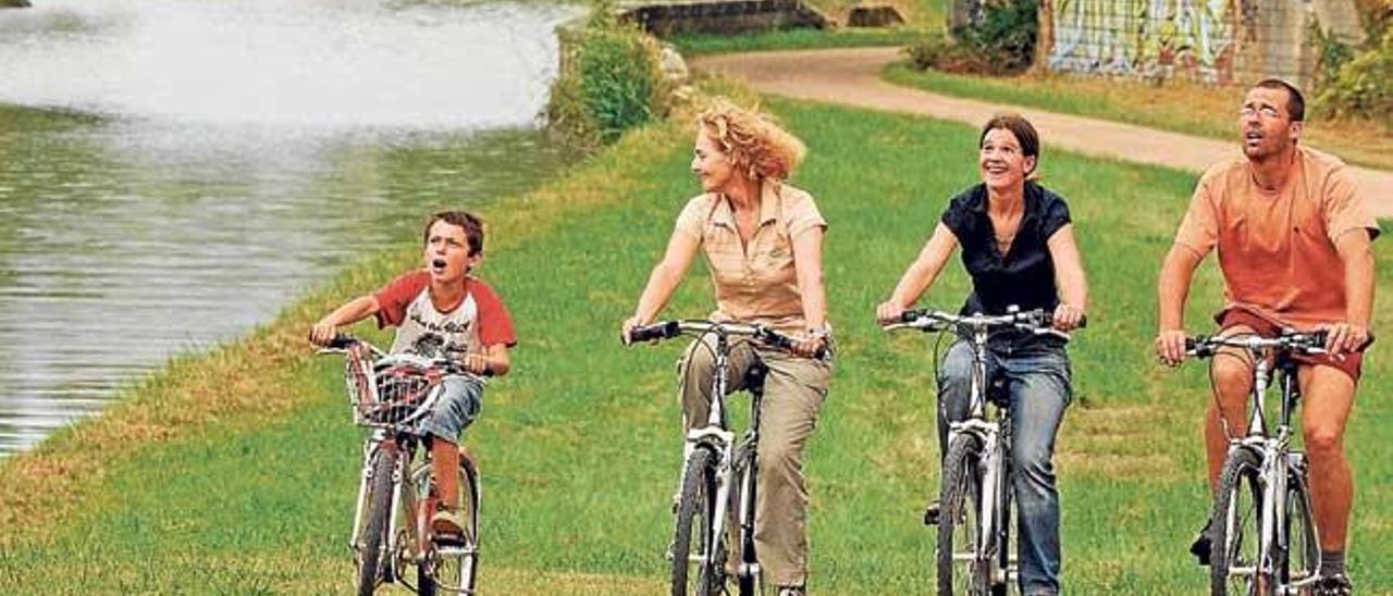 Un paseo en bicicleta por el Valle del Loira es de lo más relajante.